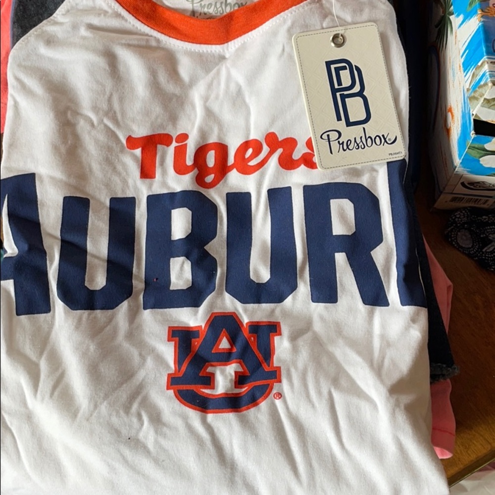 Auburn 3/4 shirt